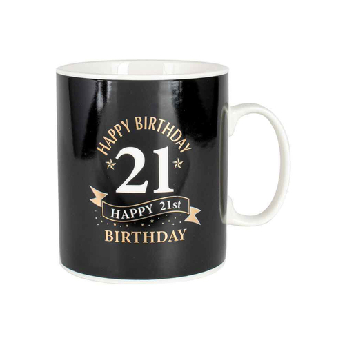 21st Birthday 800ml Ceramic Giant Coffee Mug w/ Handle Gift