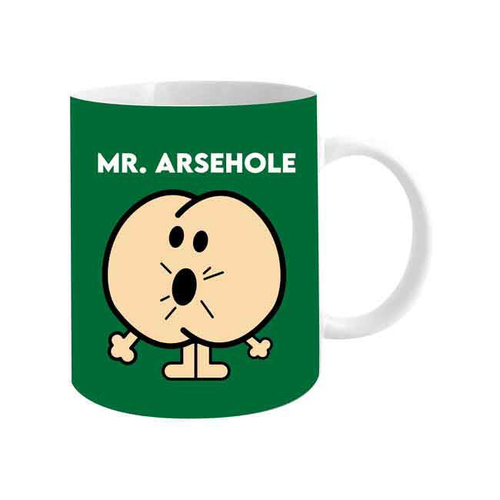 Mr. A***hole 360ml Ceramic Coffee Mug Drinking Cup w/ Handle