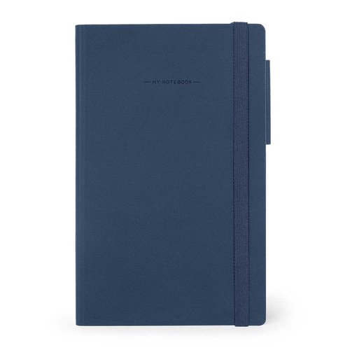 Legami My Notebook Medium Lined Journal Personal Diary - Galactic Blue