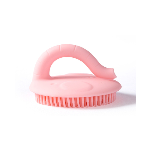 My Pure Silicone Baby/Toddler Bath Brush Blush 0M+