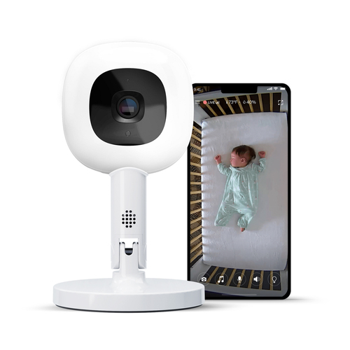 Nanit Pro Smart Baby Monitor & Flex Stand Duo - White