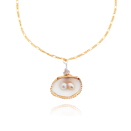 Culturesse Jacey 50cm Coastal Muse Necklace - Gold