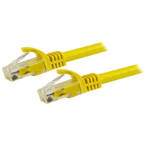 Star Tech 1.5 m CAT6 Cable - Patch Cord - Yellow - Snagless