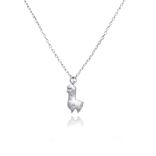 Culturesse Dainty 44.5cm Alpaca Pendant Necklace - Silver