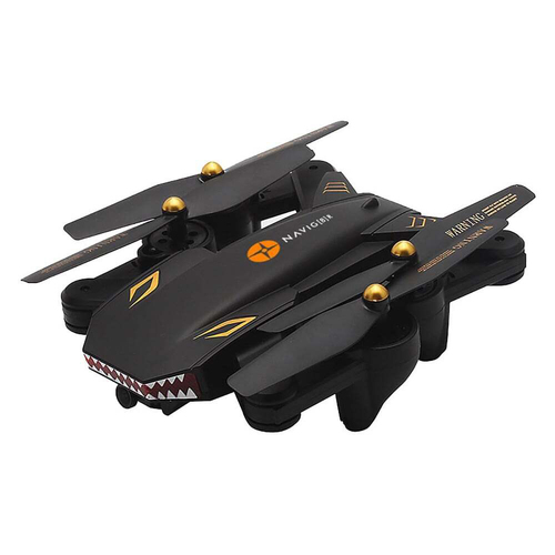 Navig8r Mako Foldable WiFi Drone w/ 720P HD Camera - Black