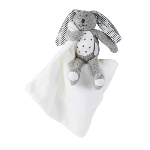 Sweet Soft Plush Bunny Dou Dou Stuffed Animal Toy 23cm Grey