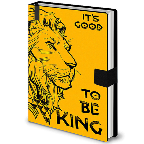 Disney The Lion King Themed Novelty Rectangular Hard Cover Notebook