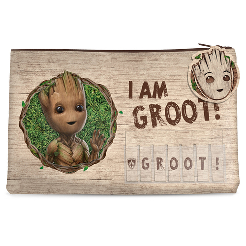 Marvel MCU Guardians of The Galaxy I am Groot Named Pencil/Stationery Case