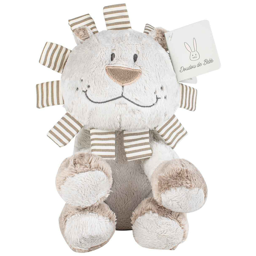 Taupe Soft Plush Lion Stuffed Animal Baby Toy 20cm