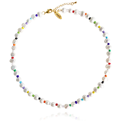 Culturesse Loxie 50cm Coastal Muse Beaded Pearl Necklace