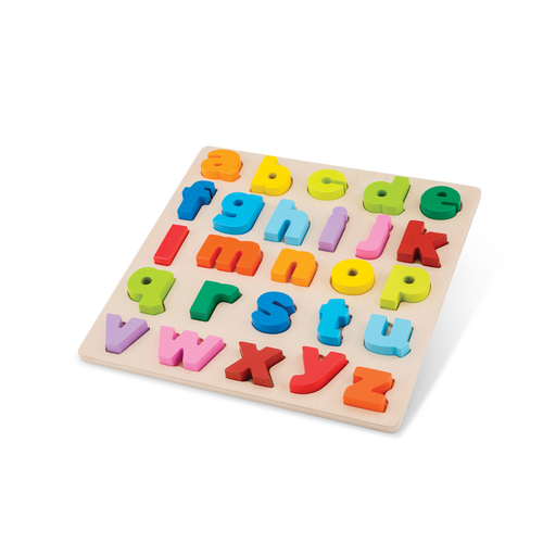 26pc New Classic Toys Wooden Lowercase Alphabet Puzzle Kids Toy 2+