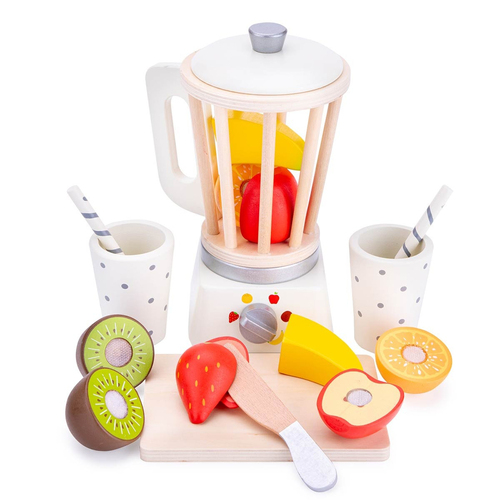 New Classic Toys Wooden Smoothie Blender Kids Pretend Play Toy 36m+