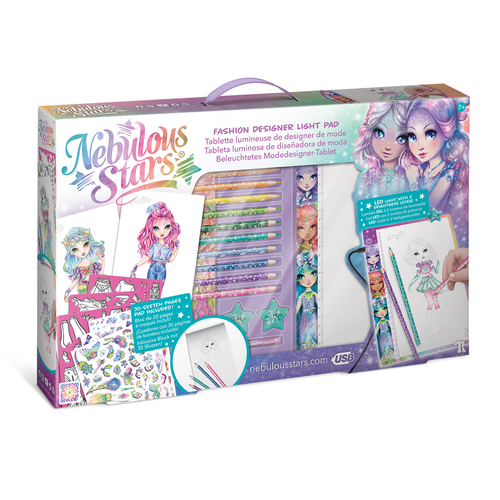 Nebulous Stars 6-Pattern Fashion Designer Light Pad w/ USB 7y+