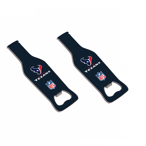 2PK NFL Houston Texans 10cm Beer/Soda Bottle Cap Opener