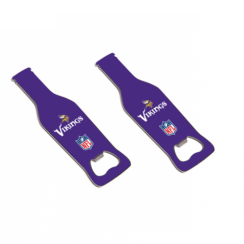 2PK NFL Minnesota Vikings 10cm Beer/Soda Bottle Cap Opener