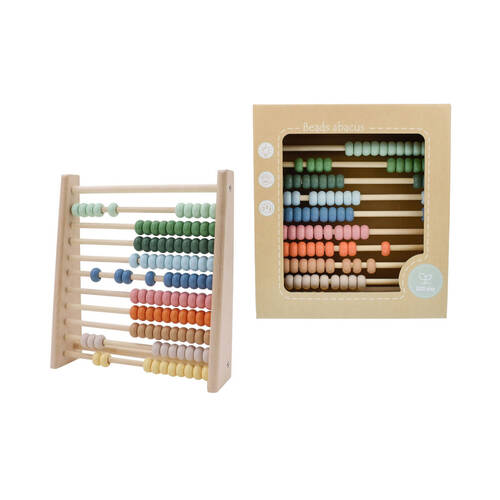 Kaper Kidz 100 Bead Colourful Wooden Kids Abacus 2y+