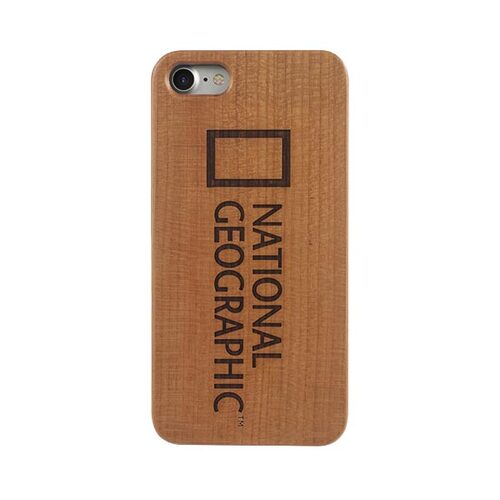 National Geographic Nature Wooden Case For iPhone 7/8+ Cherry Wood