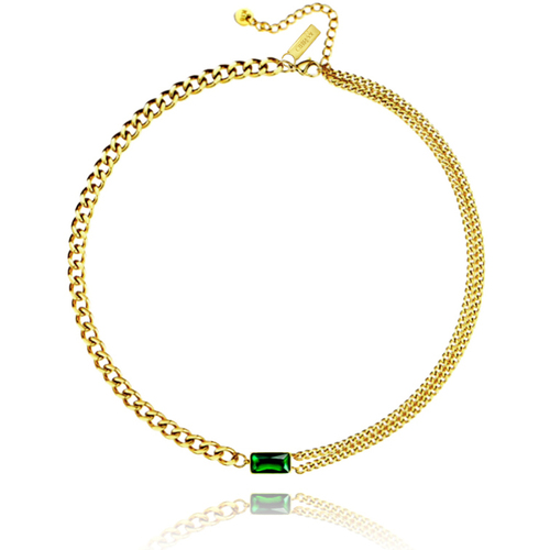 Culturesse Fara Dual 43cm Chain Necklace/Choker - Gold