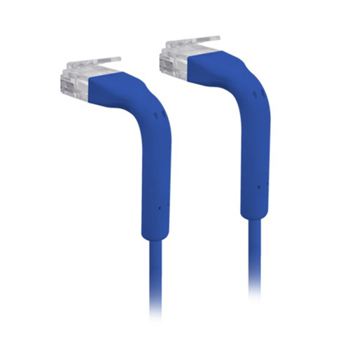 UniFi patch cable with both end bendable RJ45 1m - Blue