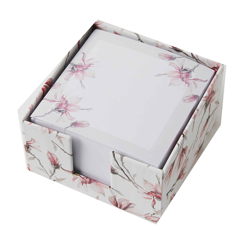 Pilbeam Living Fleur 10cm Memo Note Block 100GSM Paper