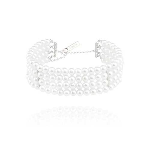 Culturesse Blair 30cm She Rules Choker - Pearly Shine