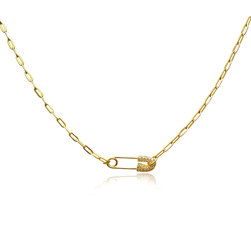 Culturesse Arlette 49.5cm Chain Necklace/Choker - Fine Gold