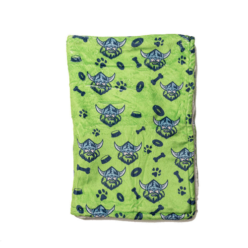 The Stubby Club Canberra Raiders NRL Themed Pet Pet Blanket