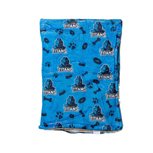 The Stubby Club Gold Coast Titans Dog/Cat Pet Blanket