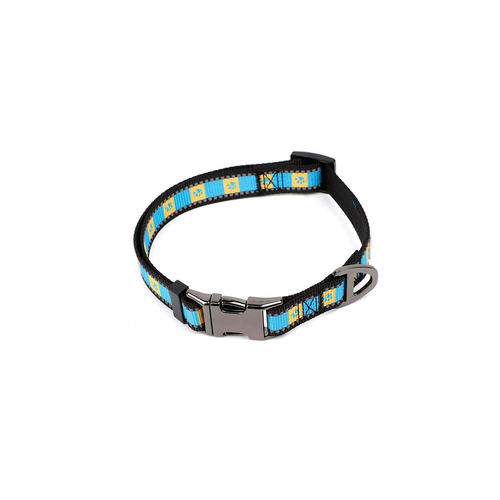 NRL Gold Coast Titans Pet Dog Nylon Collar S 23-43cm