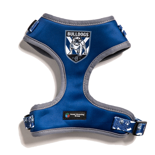 NRL Canterbury Bulldogs Pet Dog Padded Harness Adjustable Vest XS