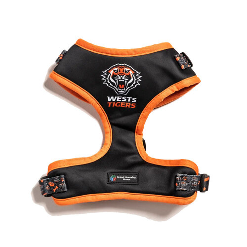 The Stubby Club Wests Tigers NRL - Pet Harness - Extra Small