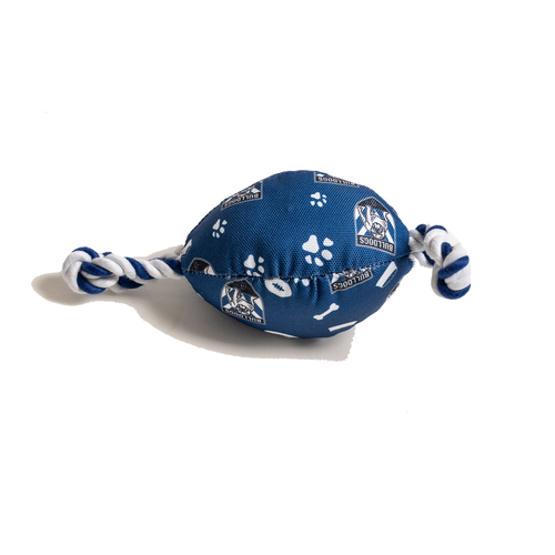 The Stubby Club Canterbury Bulldogs NRL Themed Pet Chew Toy