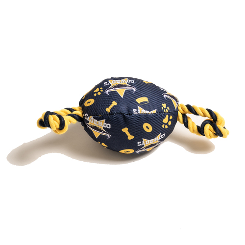 The Stubby Club North Queensland Cowboys NRL Themed Pet Chew Toy