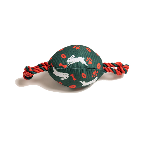 The Stubby Club South Sydney Rabbitohs NRL Themed Pet Chew Toy