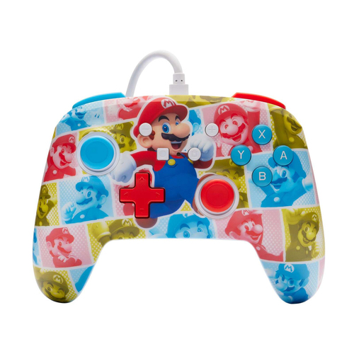 PowerA Nintendo Switch Enhanced Wired Controller - Mario Hero Reel