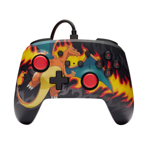 PowerA Nintendo Switch Enhanced Wired Controller - Charizard Firestorm