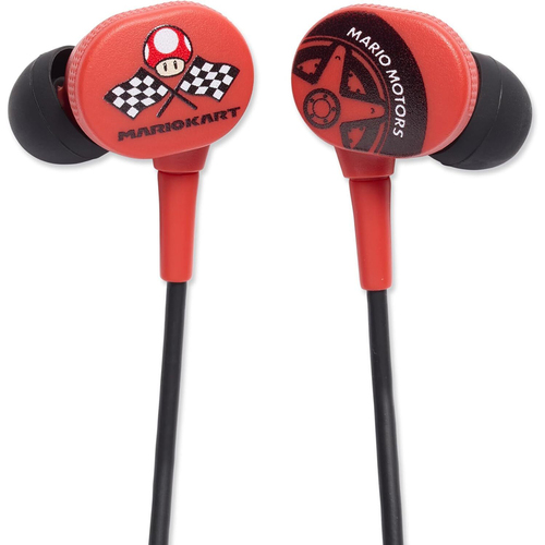 PowerA Nintendo Switch Kids/Teen Wired Earbuds - Mario Kart Motors