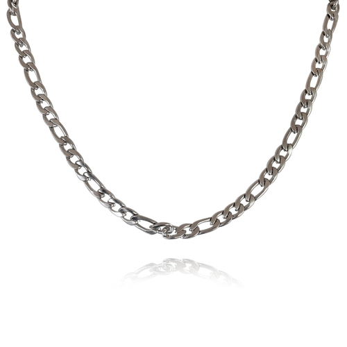 Culturesse Billie Link 40cm Chain Necklace - Silver