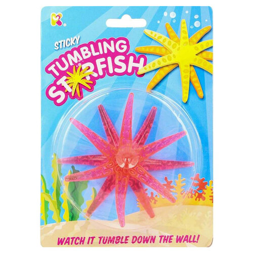 Fumfings Novelty Sticky Tumbling Starfish 18cm - Assorted