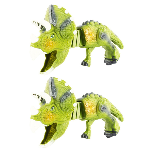 2PK Pocket Money Fun 17cm Dino Grabbers Kids Toy - Assorted 3y+