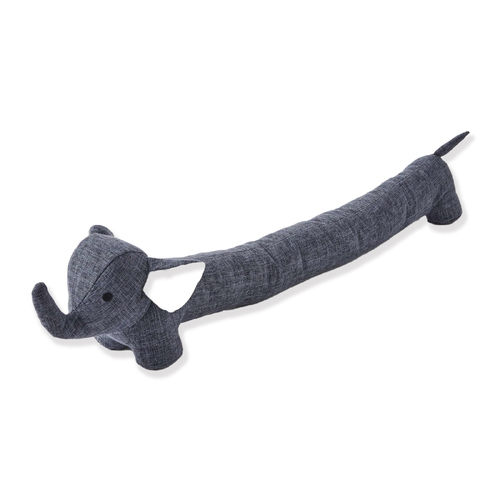 Pilbeam Living Elle The Elephant Plush Fabric Draught Stopper Tube