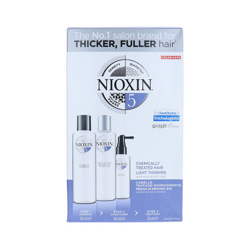 3pc Nioxin System 5 Kit Shampoo/Conditioner/Treatment