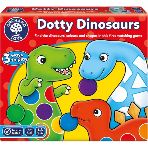 Orchard Game Dotty Dinosaurs Kids/Childrens Play Toy 3+