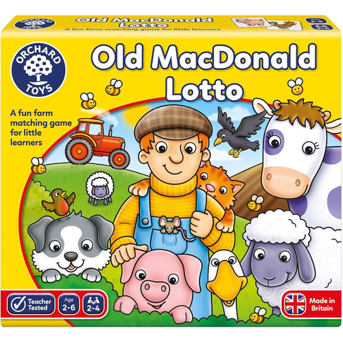 Orchard Game Old MacDonald Lotto Kids/Childrens Play Toy 2+