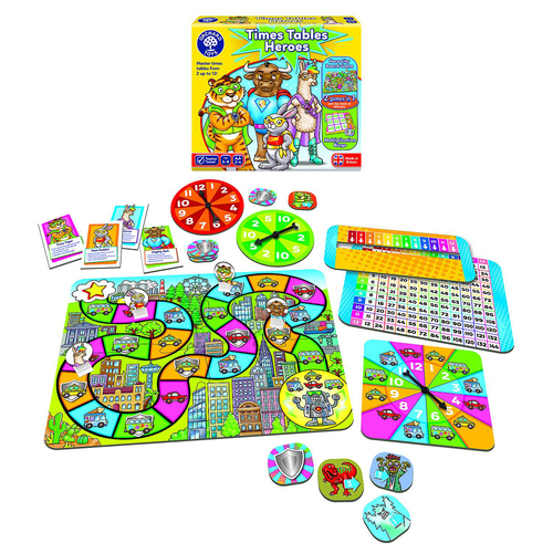 Orchard Game Times Tables Heroes Kids/Childrens Play Toy 6+