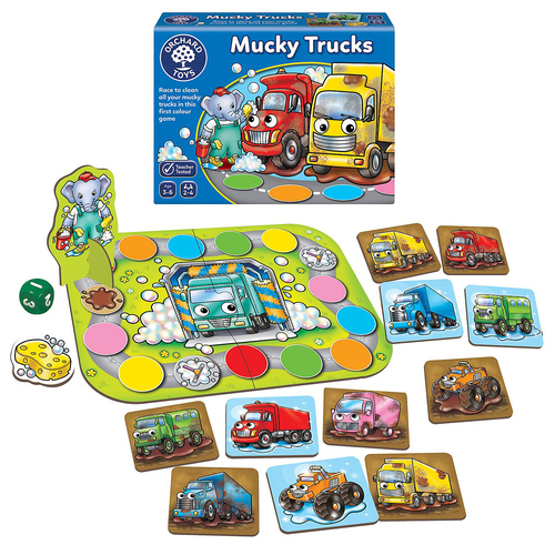 Orchard Game Mucky Trucks Kids/Childrens Play Toy 3+