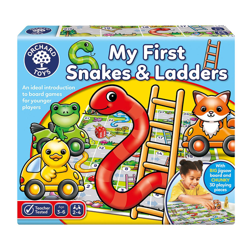 Orchard Game My First Snakes And Ladders Kids/Childrens Play Toy 3+