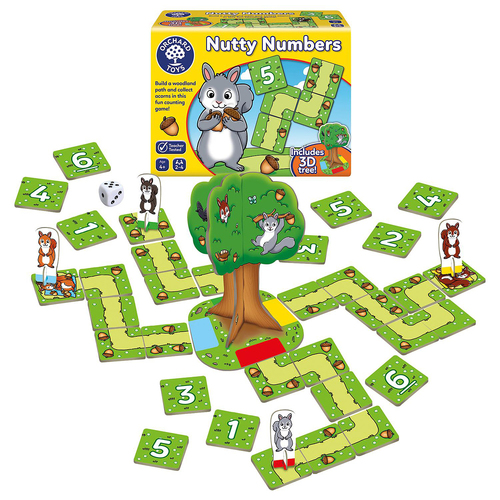 Orchard Game Nutty Numbers Kids/Childrens Play Toy 4+