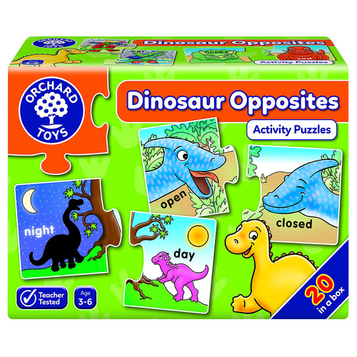 2pc Orchard Jigsaw Puzzle Dino Opposites Kids/Childrens Play Toy 3+