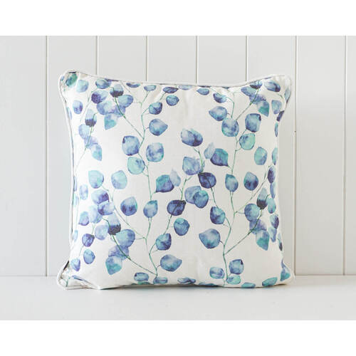 Rayell Indoor Square Cushion Printed Nature's Elegance Blue 45x45cm